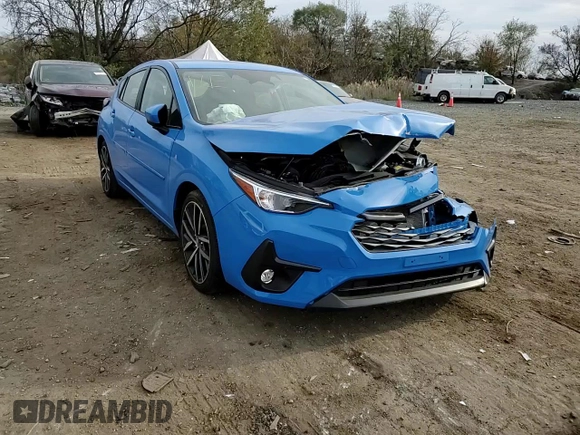 2024 Subaru Impreza Sport with VIN JF1GUAFC9R8234443, listed as a Copart auction lot 81351194 with 7,694 mi miles and Salvage Title. Bid and sale history available at carsss.com. Image 11.