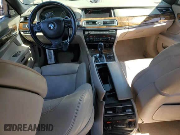 2014 BMW 7 Series ALPINA B7 with VIN WBAYE8C55ED136454, listed as a Copart auction lot 55589525 with 119,761 mi miles and Salvage title. Bid and sale history available at DreamBid. Image 8.
