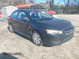 2011 Mitsubishi Lancer ES with VIN JA32U2FU9BU018008, listed as a IAAI auction lot 41218813 with 162,728 mi miles. Bid and sale history available at carsss.com. Image 1.