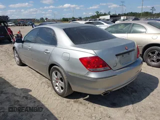 2007 Acura RL Tech Pkg with VIN JH4KB16647C004578, listed as a IAAI auction lot 42062919 with 162,968 mi miles. Bid and sale history available at carsss.com. Image 3.
