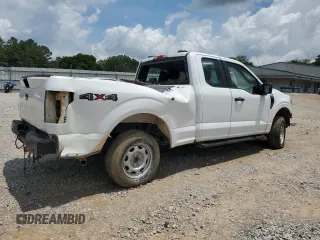 2022 Ford F-150 XL with VIN 1FTEX1EB2NKE47152, listed as a Copart auction lot 58503165 with 79,834 mi miles and Salvage title. Bid and sale history available at DreamBid. Image 3.
