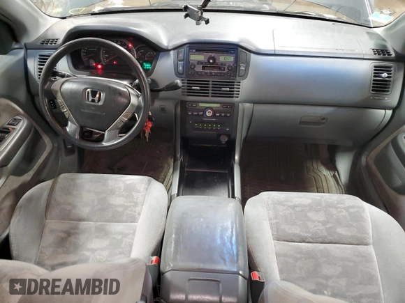 2005 Honda Pilot EX with VIN 5FNYF18445B023353, listed as a Copart auction lot 52409725 with 151,078 mi miles and Salvage Title. Bid and sale history available at DreamBid. Image 8.