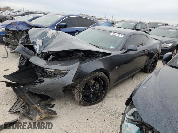 2019 Chevrolet Camaro 1LS with VIN 1G1FB1RX2K0142274, listed as a Copart auction lot 89107415 with 82,504 mi miles and Salvage Title. Bid and sale history available at carsss.com. Image 1.
