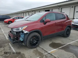 2021 Chevrolet Trax LT with VIN KL7CJPSB3MB338744, listed as a Copart auction lot 51067665 with 37,750 mi miles and Salvage Title. Bid and sale history available at carsss.com. Image 1.