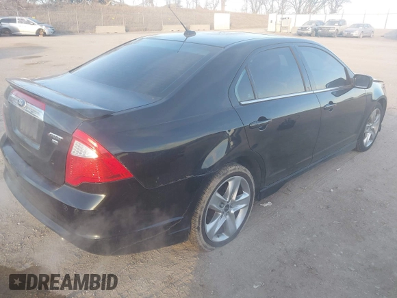 2012 Ford Fusion SPORT with VIN 3FAHP0DC1CR280248, listed as a IAAI auction lot 41254985 with 113,809 mi miles. Bid and sale history available at carsss.com. Image 4.