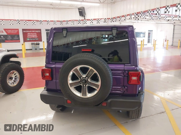 2023 Jeep Wrangler High Altitude z VIN 1C4HJXEN9PW560958, wystawiony jako IAAI lot #42393559 z przebiegiem 35 981 mil mil oraz . Historia ofert i sprzedaży dostępna na DreamBid. Obrazek 17.