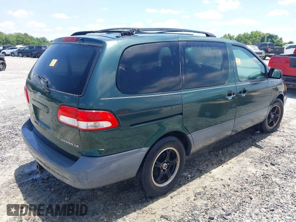 2002 Toyota Sienna LE with VIN 4T3ZF13C82U465948, listed as a IAAI auction lot 42264013 with 228,864 mi miles and . Bid and sale history available at DreamBid. Image 6.