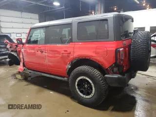 2023 Ford Bronco with VIN 1FMDE5DH2PLB06826, listed as a Copart auction lot 83089214 with 16,959 mi miles and Salvage Title. Bid and sale history available at DreamBid. Image 2.