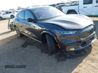 2022 Ford Mustang Mach-E California Route 1 with VIN 3FMTK2SU4NMA38950, listed as a IAAI auction lot 42087808 with 42,133 mi miles and . Bid and sale history available at DreamBid. Image 1.