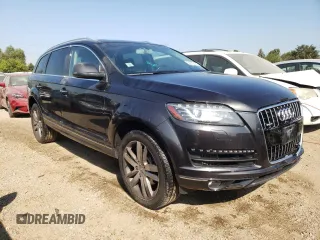2013 Audi Q7 Premium Plus with VIN WA1LMAFE8DD011475, listed as a Copart auction lot 64720144 with 125,632 mi miles and Salvage title. Bid and sale history available at DreamBid. Image 4.