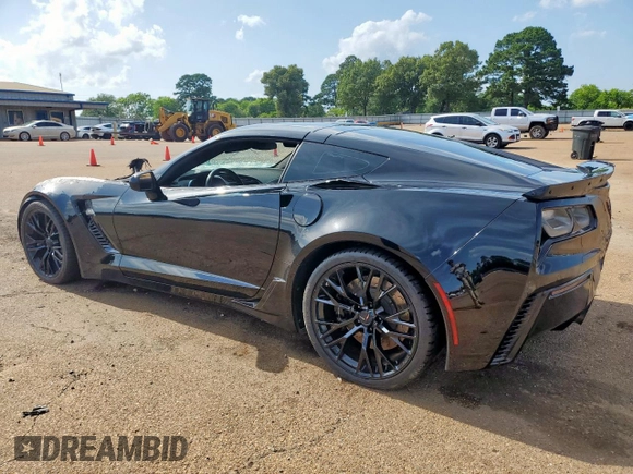 2016 Chevrolet Corvette Z06 1LZ with VIN 1G1YP2D60G5612360, listed as a Copart auction lot 59606855 with 88,050 mi miles and Salvage title. Bid and sale history available at DreamBid. Image 2.