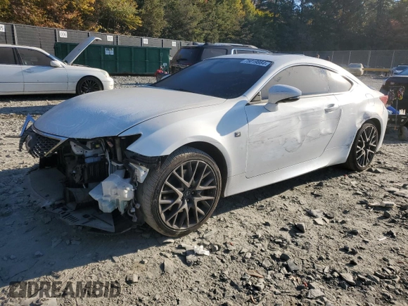 2016 Lexus RC 300 F Sport z VIN JTHSM5BC3G5001799, wystawiony jako Copart lot #75019884 z przebiegiem 57 336 mil mil oraz Szkody całkowita. Historia ofert i sprzedaży dostępna na DreamBid. Obrazek 1.