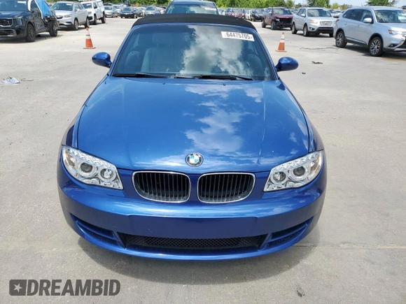 2008 BMW 1 Series 128i with VIN WBAUL73558VE88790, listed as a Copart auction lot 64475705 with 91,286 mi miles and Salvage title. Bid and sale history available at DreamBid. Image 5.
