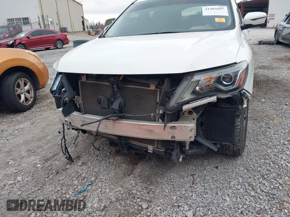 2018 Nissan Pathfinder SL with VIN 5N1DR2MN6JC643618, listed as a IAAI auction lot 41485697 with 1 mi miles. Bid and sale history available at carsss.com. Image 6.