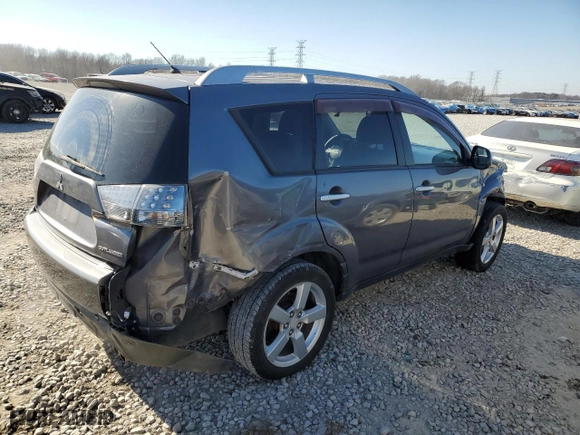 2007 Mitsubishi Outlander XLS with VIN JA4MS41X57Z002079, listed as a Copart auction lot 42331665 with 189,313 mi miles and Salvage Title. Bid and sale history available at carsss.com. Image 3.