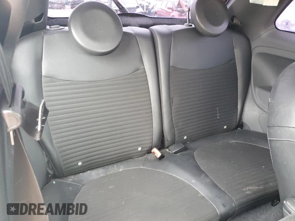 2015 FIAT 500 Turbo with VIN 3C3CFFHH7FT621860, listed as a Copart auction lot 47599345 with 73,817 mi miles and Salvage Title. Bid and sale history available at carsss.com. Image 10.