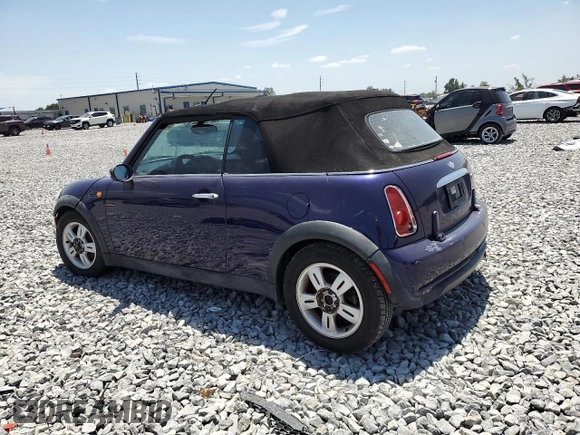 2005 MINI Convertible z VIN WMWRF33435TF61157, wystawiony jako Copart lot #54304905 z przebiegiem Nie podano mil oraz Szkoda całkowita • Salvage title. Historia ofert i sprzedaży dostępna na DreamBid. Obrazek 2.