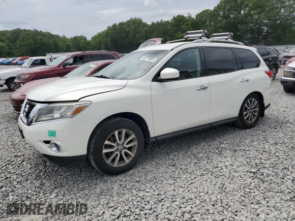 2014 Nissan Pathfinder S with VIN 5N1AR2MM6EC687828, listed as a Copart auction lot 65210805 with 139,128 mi miles and Clean title. Bid and sale history available at DreamBid. Image 1.
