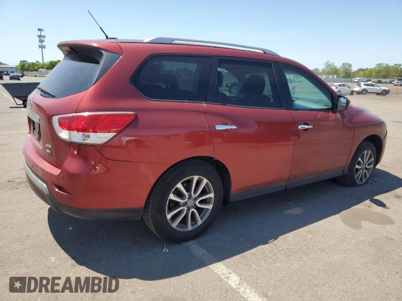 2016 Nissan Pathfinder SL with VIN 5N1AR2MM1GC621562, listed as a Copart auction lot 59265775 with 95,188 mi miles and Clean title. Bid and sale history available at DreamBid. Image 3.