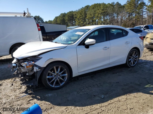 2018 Mazda Mazda3 4-Door Touring with VIN 3MZBN1V31JM202862, listed as a Copart auction lot 45487585 with 93,760 mi miles and Salvage Title. Bid and sale history available at carsss.com. Image 1.