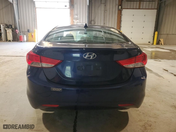 2011 Hyundai Elantra GLS PZEV with VIN 5NPDH4AE3BH054653, listed as a Copart auction lot 54543525 with 0 mi miles and Clean Title. Bid and sale history available at carsss.com. Image 6.