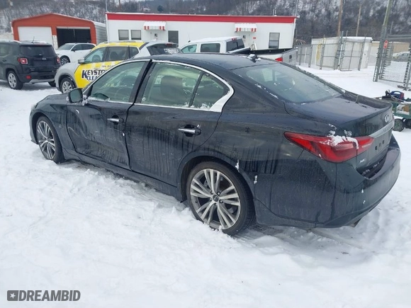 2018 Infiniti Q50 3.0t SPORT with VIN JN1EV7AR0JM433652, listed as a IAAI auction lot 41356227 with 147,379 mi miles. Bid and sale history available at carsss.com. Image 3.