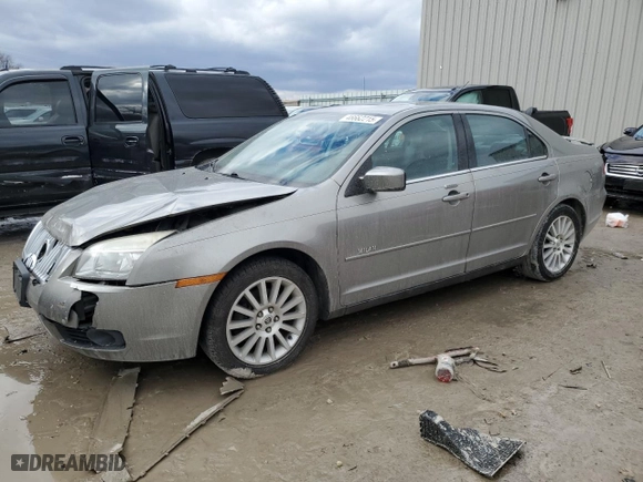 2008 Mercury Milan Premier with VIN 3MEHM081X8R609448, listed as a Copart auction lot 46662215 with 100,166 mi miles and Clean Title. Bid and sale history available at carsss.com. Image 1.