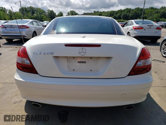 2007 Mercedes-Benz SLK-Class 3.0L with VIN WDBWK54F17F134263, listed as a Copart auction lot 63524744 with 64,006 mi miles and Non Repairable. Bid and sale history available at carsss.com. Image 6.