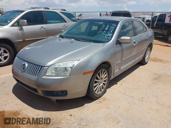 2009 Mercury Milan Premier with VIN 3MEHM081X9R622590, listed as a IAAI auction lot 42692298 with Not provided miles and . Bid and sale history available at DreamBid. Image 2.