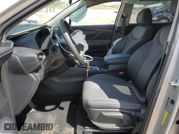 2019 Hyundai Santa Fe SE with VIN 5NMS2CADXKH135625, listed as a Copart auction lot 53326935 with 48,670 mi miles and Salvage Title. Bid and sale history available at carsss.com. Image 7.