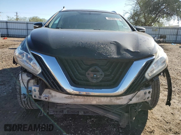 2015 Nissan Murano Platinum with VIN 5N1AZ2MH6FN211197, listed as a Copart auction lot 88900175 with 184,639 mi miles and Salvage Title. Bid and sale history available at DreamBid. Image 5.