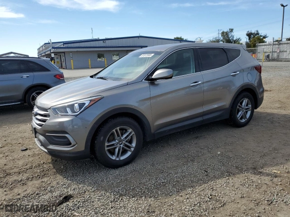 2018 Hyundai Santa Fe Sport 2.4L with VIN 5XYZTDLB8JG526018, listed as a Copart auction lot 51072995 with NaN miles and Clean Title. Bid and sale history available at carsss.com. Image 1.