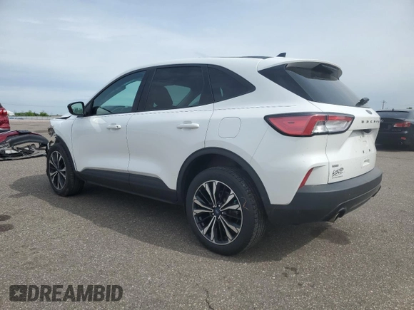2021 Ford Escape SE with VIN 1FMCU9G68MUA96275, listed as a Copart auction lot 58277165 with 62,967 mi miles and Salvage title. Bid and sale history available at DreamBid. Image 2.