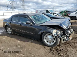 2005 Chrysler 300 with VIN 2C3JA53G25H180936, listed as a Copart auction lot 51943105 with 143,027 mi miles and Salvage Title. Bid and sale history available at carsss.com. Image 4.
