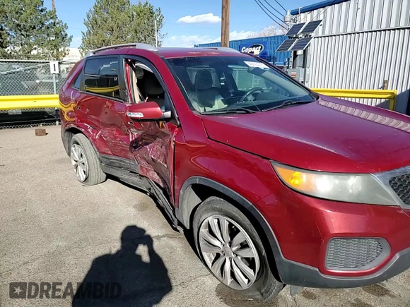 2011 Kia Sorento LX with VIN 5XYKTDA28BG057065, listed as a Copart auction lot 49723015 with 186,912 mi miles and Salvage Title. Bid and sale history available at carsss.com. Image 11.