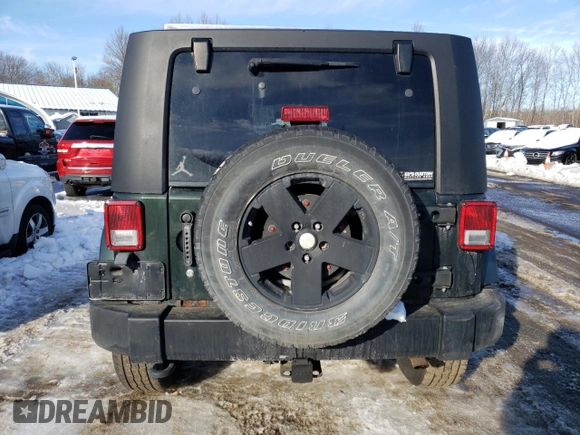 2010 Jeep Wrangler Unlimited Sahara with VIN 1J4BA5H10AL122366, listed as a Copart auction lot 44161285 with 155,108 mi miles and Salvage Title. Bid and sale history available at carsss.com. Image 6.