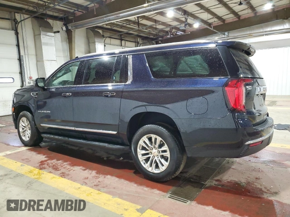 2024 GMC Yukon XL SLT z VIN 1GKS2GKD7RR229235, wystawiony jako Copart lot #56389855 z przebiegiem 19 125 mil mil oraz Szkoda całkowita • Salvage title. Historia ofert i sprzedaży dostępna na DreamBid. Obrazek 2.
