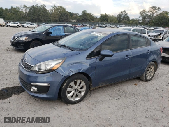 2017 Kia Rio EX with VIN KNADN4A30H6059056, listed as a Copart auction lot 72776594 with 101,124 mi miles and Clean Title. Bid and sale history available at carsss.com. Image 1.