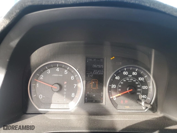 2008 Honda CR-V EX-L with VIN JHLRE48718C079192, listed as a Copart auction lot 51003525 with 82,925 mi miles and Salvage Title. Bid and sale history available at carsss.com. Image 9.