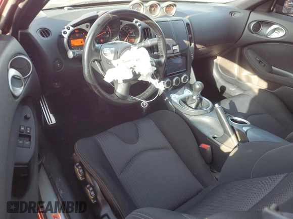 2014 Nissan 370Z with VIN JN1AZ4EHXEM631132, listed as a Copart auction lot 53753545 with 19,276 mi miles and Salvage Title. Bid and sale history available at carsss.com. Image 8.