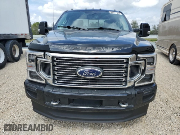 2022 Ford F-350 XL with VIN 1FT8W3DT3NEF75727, listed as a Copart auction lot 47227425 with 9,156 mi miles and Salvage title. Bid and sale history available at DreamBid. Image 5.