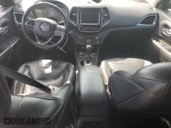 2019 Jeep Cherokee Limited with VIN 1C4PJMDX0KD307268, listed as a Copart auction lot 55044554 with 47,277 mi miles and Salvage Title. Bid and sale history available at carsss.com. Image 8.