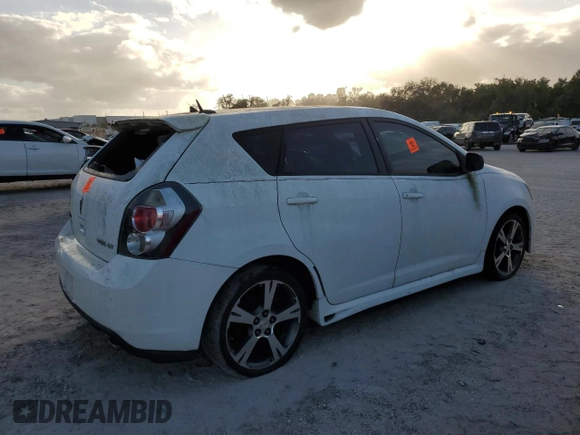 2009 Pontiac Vibe GT with VIN 5Y2SR67059Z423527, listed as a Copart auction lot 78354034 with 175,642 mi miles and Salvage Title. Bid and sale history available at carsss.com. Image 3.