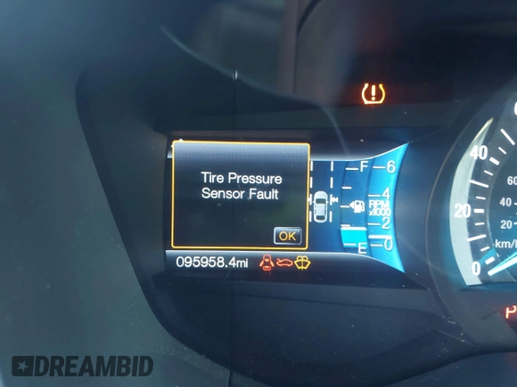 2017 Ford Fusion Titanium with VIN 3FA6P0K96HR137401, listed as a IAAI auction lot 41762567 with 95,958 mi miles. Bid and sale history available at carsss.com. Image 15.