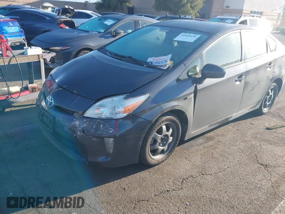 2012 Toyota Prius One with VIN JTDKN3DU1C1542800, listed as a IAAI auction lot 41840696 with 242,021 mi miles and . Bid and sale history available at DreamBid. Image 2.