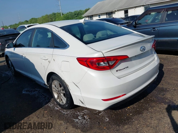 2015 Hyundai Sonata 2.4L SE with VIN 5NPE24AF7FH202159, listed as a IAAI auction lot 42104385 with 75,309 mi miles. Bid and sale history available at carsss.com. Image 3.