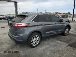 2021 Ford Edge Titanium with VIN 2FMPK4K96MBA16599, listed as a Copart auction lot 53920735 with 71,376 mi miles and Salvage title. Bid and sale history available at DreamBid. Image 3.