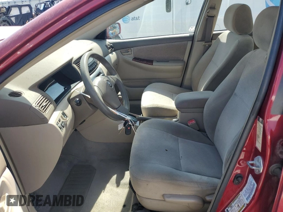 2005 Toyota Corolla CE with VIN 1NXBR32E75Z392172, listed as a Copart auction lot 52609435 with 139,831 mi miles and Salvage Title. Bid and sale history available at DreamBid. Image 7.
