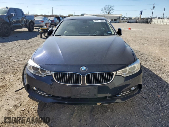 2015 BMW 4 Series 428i with VIN WBA3N3C56FK232040, listed as a Copart auction lot 49974885 with 48,450 mi miles and Salvage Title. Bid and sale history available at DreamBid. Image 5.