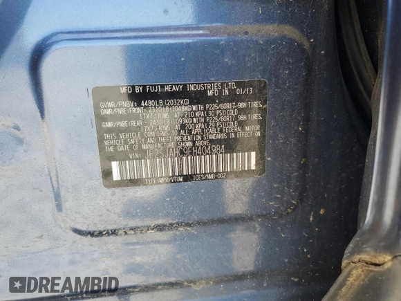 2014 Subaru Forester 2.5i Limited with VIN JF2SJAHC9EH404984, listed as a Copart auction lot 54864385 with 157,305 mi miles and Salvage Title. Bid and sale history available at carsss.com. Image 13.